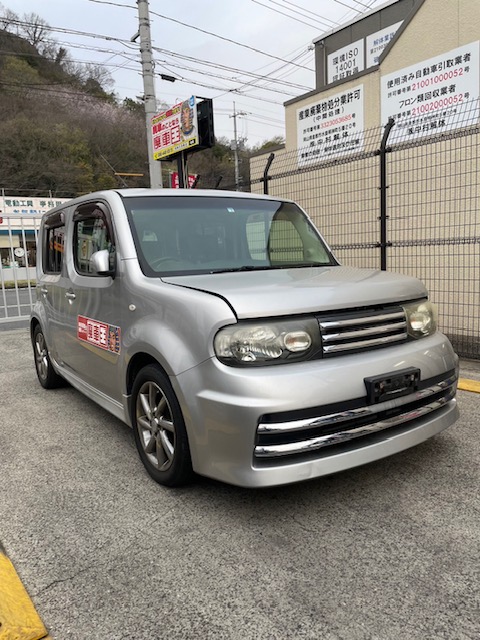 【廃車買取情報】キューブ　持込来店の画像