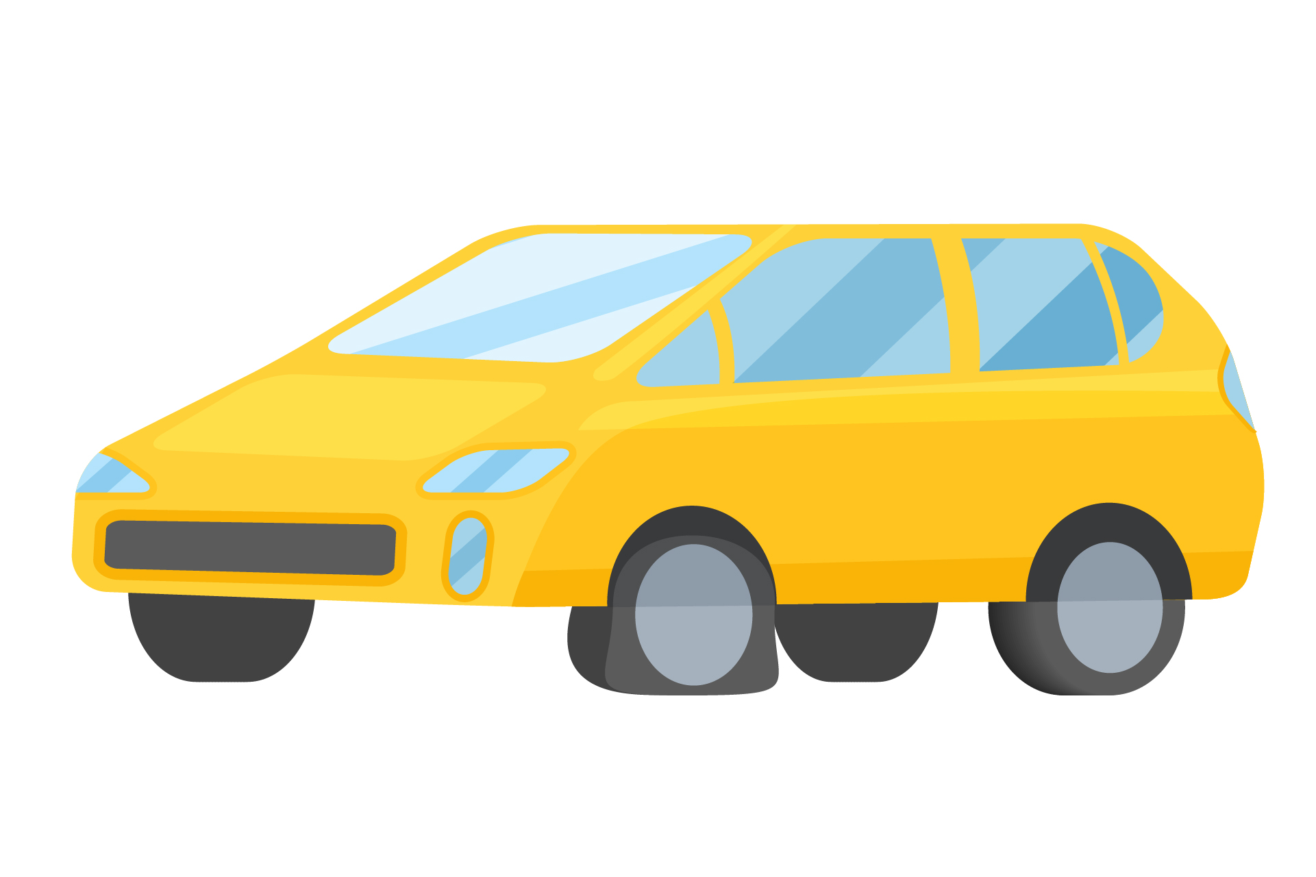 故障車のイラスト